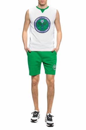 Logo-embroidered sweat shorts, zdjęcie 2 Logo-embroidered sweat shorts od Plein Sport